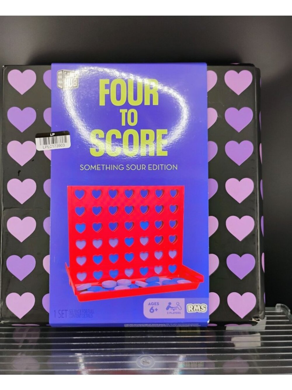 Four To Score Something Sour Edition Heart-Shaped Game RMS